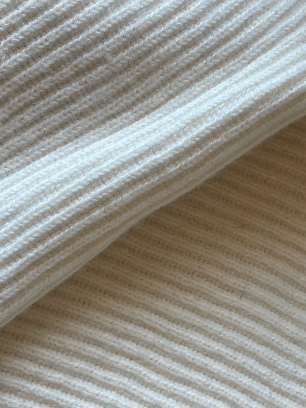 Aritzia WOOL LINEN Chalmers Sweater Heather Birch Ribbed Knit Mockneck Babaton M - Picture 12 of 16